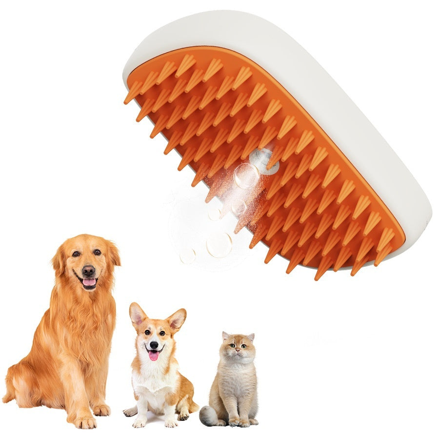 Rechargable Pet Steam Brush