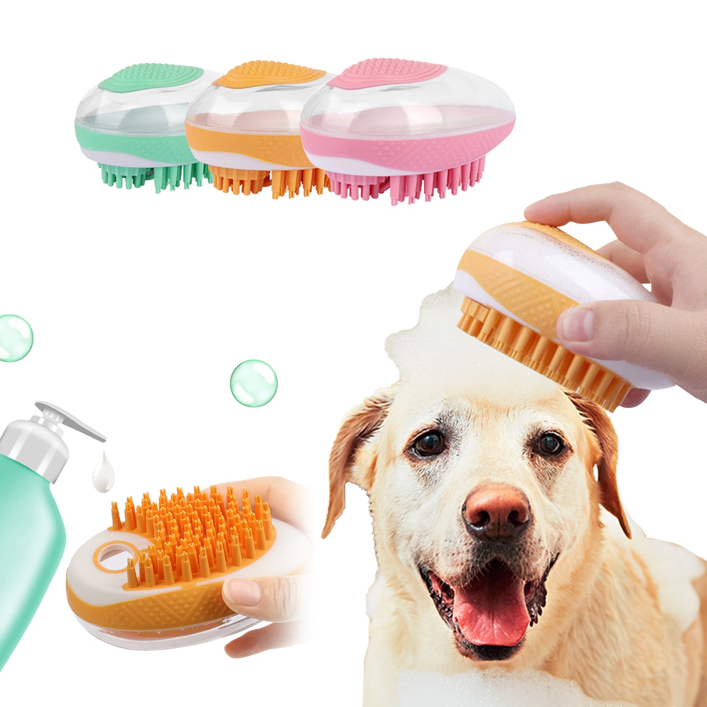 Dog and Cat Bath Brush